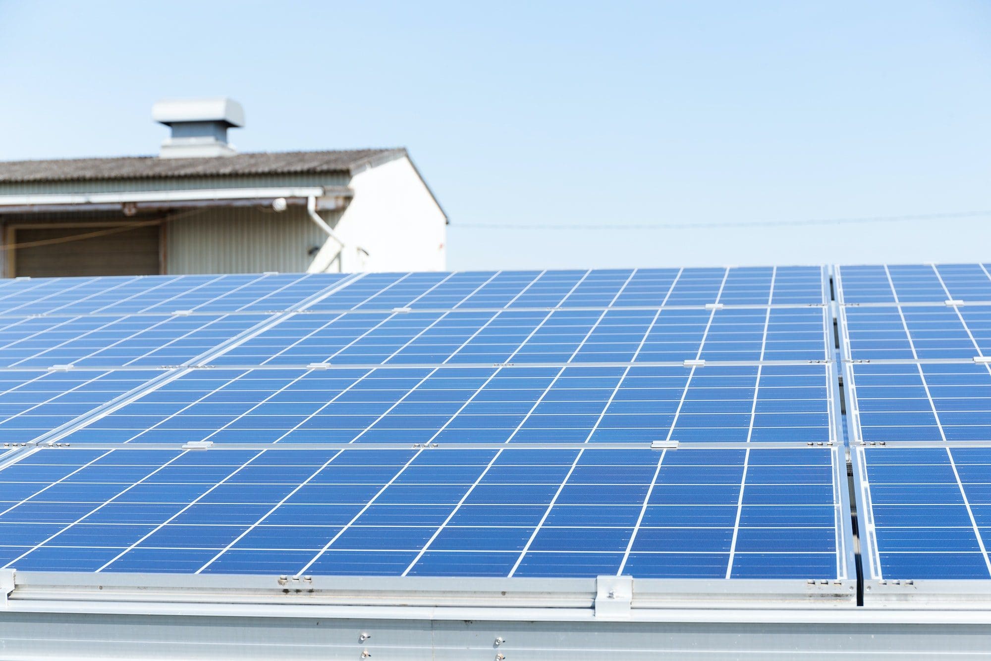 Solar panel on the house